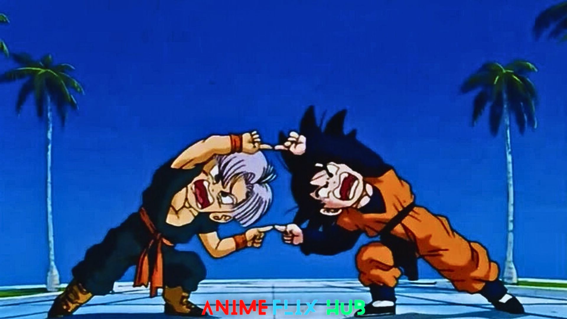 Goten and Trunks Combine to Form Gotenks